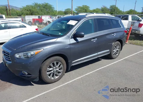 2014 Infiniti Qx60 Hybrid z USA, uszkodzony, nr VIN 5N1CL0MN0EC518377